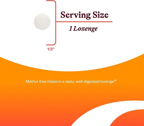 Seeking Health Folinic Acid, 1360 mcg DFE Folinic Acid to Support Homocysteine Levels, Methylation, Cognitive Function, and Energy, Vegan and Vegetarian (60 lozenges)* in Kuwait