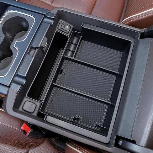 TOPINSTALL صينية وحدة تحكم مركزية جديدة كاملة الحجم متوافقة مع 2014-2018 Chevy Silverado/GMC Sierra و2015-2020 Chevy Tahoe/Suburban/GMC Yukon/Yukon XL (وحدة تحكم كاملة مع مقاعد دلو فقط) in Kuwait
