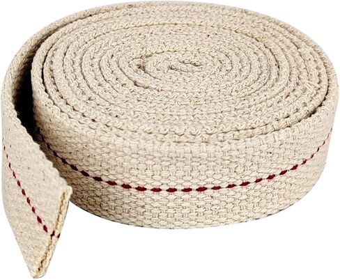 1 Roll/ 6.5 Feet Oil Lamp Wick, 3/4 Inch Flat Cotton Wick Replacement for Oil Lamps, Lanterns, Oil Burners (3/4", 1) in Kuwait