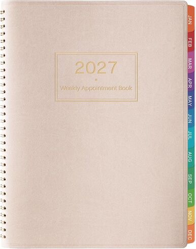 كتاب/مخطط المواعيد 2024 - كتاب/مخطط المواعيد الأسبوعية 2024، يناير 2024 - ديسمبر 2024، 2024 مخطط يومي للساعة مع فاصل زمني 15 دقيقة، 8.26 بوصة × 10.7 بوصة، علامات تبويب مطبوعة + غطاء مرن + سميك in Kuwait