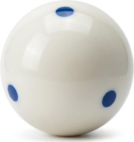 ISZY Billiards 6 Dots - Spot Pool - Billiard Practice Training Cue Ball 6 oz - 2 1/4" Blue in Kuwait