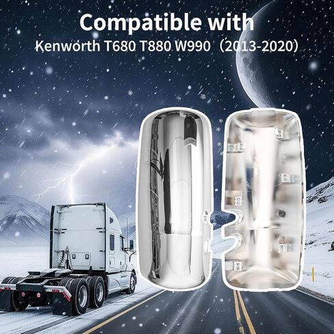 غطاء مرآة باب SEPEY لـ KENWORTH T680، مجموعة زوجية بطباعة مموهة مخصصة لاستبدال غطاء مرآة الباب لـ KENWORTH T680، زوج (يسار ويمين) in Kuwait