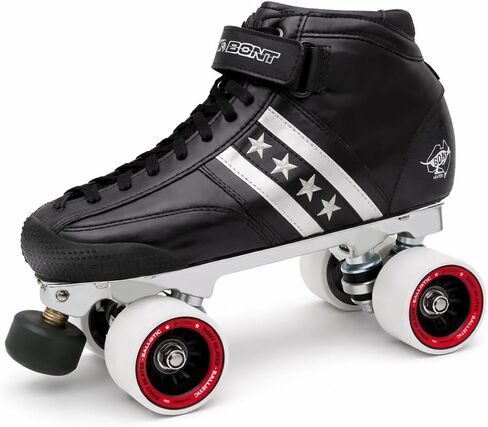 Bont Skates - Quadstar Carbon Roller Skate Derby Package - Professional rollerskates for Men - Women - Boys - Girls for Derby, Speed and Indoor Skating in Kuwait