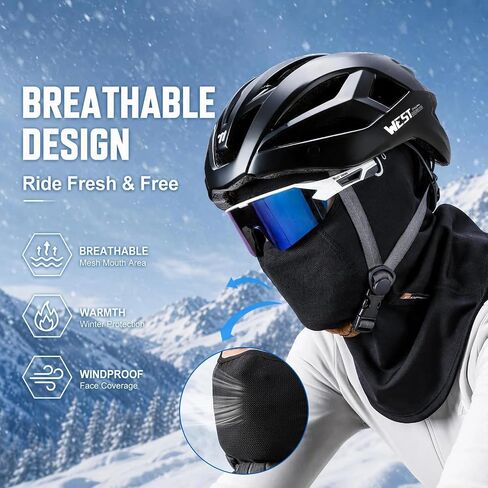 Winter Balaclava for Men, Windproof Balaclava Ski Mask Motorcycle Bicycle face mask, Cold Winter Balaclava Thermal in Kuwait