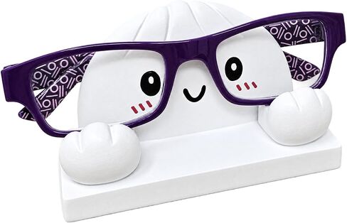 Fun Animal Eyeglass Holder Stand for Kids Women - Securely Hold Kids Eyeglasses, Adult Reading Glasses Like Glasses Organizer for Desk, Bedside Nightstand (Sloth) in Kuwait