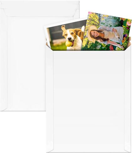 APQ Brown Rigid Mailers, 20 x 27 Inches. 5 Pack Photo Mailers Rigid. Self-Seal Flat Cardboard Mailers. Sturdy Hard Shipping Envelopes Rigid. Lightweight Cardboard Photo Envelope for CD, DVDs in Kuwait