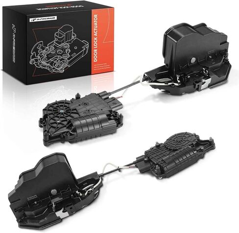 مشغل قفل مزلاج الباب الأمامي الأيسر من A-Premium متوافق مع BMW F10 528i 535d 535i 550i 740i 740Li 750i 750Li 760Li M5 750Li xDrive والمزيد من الموديلات، استبدال # 937-848، 51217185689 in Kuwait