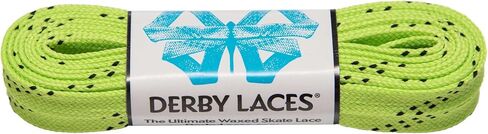 دانتيل تزلج مشمع مقاس 84 بوصة وردي فاقع من Derby Laces للديربي الدوار والهوكي والزلاجات على الجليد والأحذية طويلة الرقبة in Kuwait