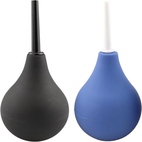 Anal Douche Enema Bulb Vaginal Douche Enema Cleaner for Women’s or Man’s Health -for Water or Coffee Colon Cleansing, Detox and Constipation (Black, 7.4Ounce)… in Kuwait