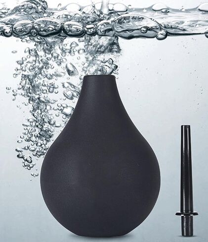 Anal Douche Enema Bulb Vaginal Douche Enema Cleaner for Women’s or Man’s Health -for Water or Coffee Colon Cleansing, Detox and Constipation (Black, 7.4Ounce)… in Kuwait