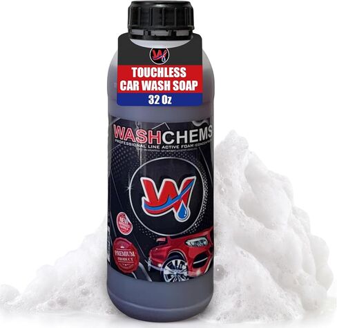 Wash Chems Pro 100 Touchless Car Wash Detergent Soap Concentrate No Brushing 32 Oz (Heavy-Duty) Commercial Grade Professional Auto Active Foam Cleaner in Kuwait