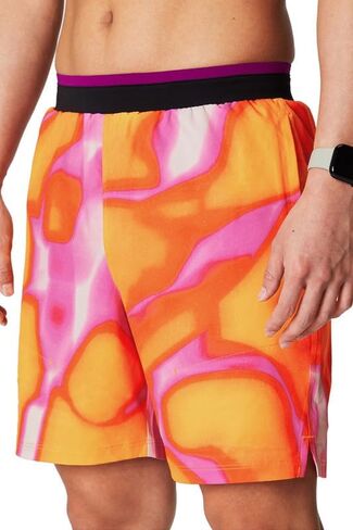 Fabletics Men's The Fundamental Short II, Workout, Running, Training, Gym, Yoga, Ultra Lightweight, 9" Inseam, L, Black/Black in Kuwait