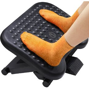 ErGear Under Desk Footrest, Adjustable Foot Rest for Under Desk at Work with 3 Height Settings and 30-Degree Angle, Ergonomic Desk Foot Rest with Massage Texture, Foot and Leg Rest for Home & Office in Kuwait