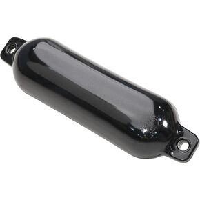 Taylor Made Hull-Gard Inflatable Boat Fender, Black Onyx (10.5" x 30"), Unique Oval Shape, Molded Football Needle Inflation Valve, Seamless Construction, Double Eyelets - 71024 in Kuwait