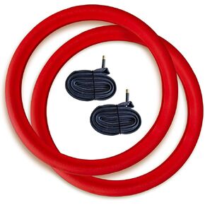 Tannus Armour Tire Inserts, 2 No Flat Bicycle Tire Inserts with 2 Tubes | Puncture Proof Bike Tube Protector, Stops Flats from Thorns and Pinching in Kuwait