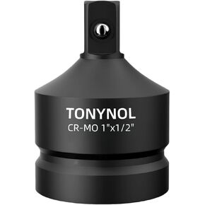 Impact Socket Adapter 1" F to 1/2" M,Cr-Mo Steel, Enhances Impact Driver Conversions, For Auto and Construction Use. in Kuwait