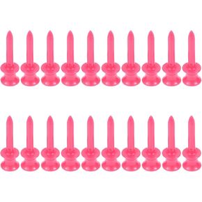 MUXSAM Golf Tees Unbreakable Step Down Plastic Castle Tees, 100-Pack Colored Bulk, Tee Size-1 1/4"/31mm, Long Short Color Pack for Practice Men Women Kids in Kuwait