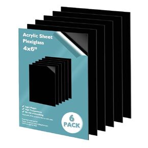 Egofine Plexiglass Sheets Acrylic Sheets 12 Pack of 8x10’’ 0.04 Thick Clear Plastic Cast Transparent Plexi Glass for Crafting Projects, Replacement Picture Frame Glass, DIY Display, Easy to Cut in Kuwait