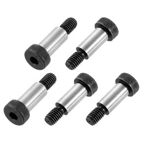 uxcell Alloy Steel Hexagon Socket Head Shoulder Screws Bolts, 2" Shoulder Length, 1/2" Shoulder Dia, 3/8-16 UNC Thread, 10pcs in Kuwait