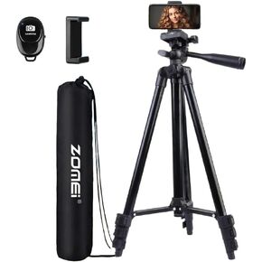 74" Heavy Duty Tripod Stand for Cameras, Cell Phones, Projectors, Webcams, Spotting Scopes, Portable Tall Tripod Perfect for Phone/Camera Photography/Live Stream/Vlogging(Red) in Kuwait
