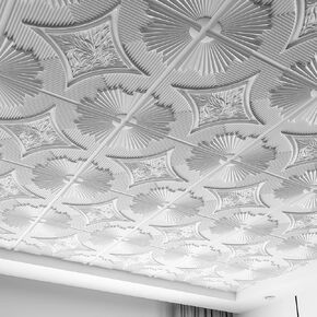 Art3d Drop Ceiling Tiles 24x24 in Bronze (24-Pack, 96 Sq.ft), 3D Wainscoting Panels Glue Up 2x2 in Kuwait