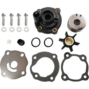 395270 Water Pump Impeller Kit with Housing Johnson Evinrude OMC BRP 14 25 28 35 45 55 HP Boat Motor Engine Parts Replacement Sierra 18-3383 18-3401 0395270 0389980 777809 394393 in Kuwait