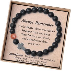 Gifts for Kids Boys Christian Personalized Beaded Bracelets Birthday Cards 5 7 9 11 Year Old School Classroom Ramadan Gifts Kids Valentines Day Christmas Stocking Stuffers Easter in Kuwait