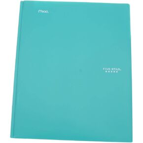 Five Star 2 Pocket Folder with Prong Fasteners, Folder with Pockets, Plastic, Color Selected for You, 1 Count (34823) in Kuwait