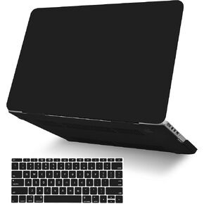 Compatible with MacBook Pro 14 inch Case Cover 2024-2021 Release M3 A2918 A2992 M2 A2779 M1 Pro/Max A2442 with Touch ID Plastic Hard Shell + Keyboard Cover (Matte Black) in Kuwait