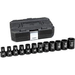 مفتاح التروس 19 قطعة. مجموعة مقابس الصدمات القياسية مقاس 1/2 بوصة، 6 نقاط، SAE - 84932N in Kuwait