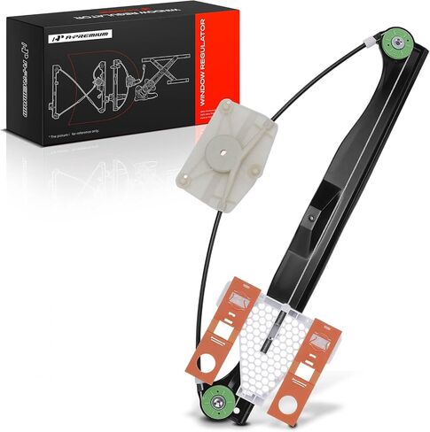A-Premium Power Window Regulator without Motor Compatible with Audi A3 A3 Quattro 2006-2013 Hatchback Rear Driver Side in Kuwait