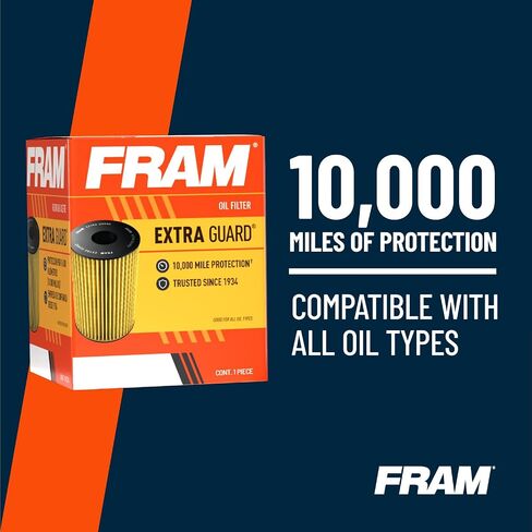 FRAM Extra Guard CH9918، فلتر زيت خرطوشة تغيير الفاصل الزمني 10K in Kuwait
