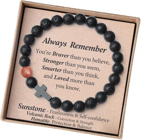 Gifts for Kids Boys Christian Personalized Beaded Bracelets Birthday Cards 5 7 9 11 Year Old School Classroom Ramadan Gifts Kids Valentines Day Christmas Stocking Stuffers Easter in Kuwait