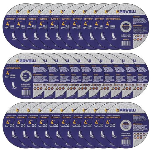 30-Pack 4 Inch Cut Off Wheels,4 x1/16x3/8 Inch Quality Cutting Disc, Metal & Stainless Steel Aggressive Cutting Wheel for Angle Grinder in Kuwait