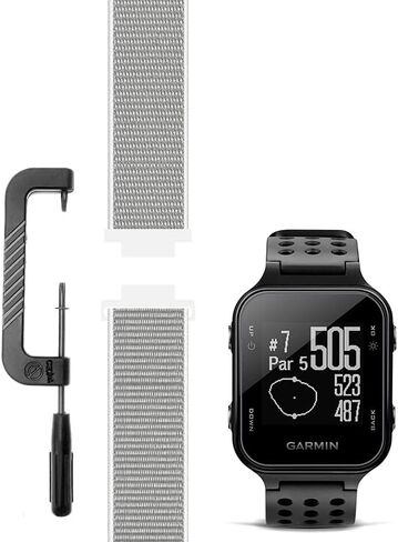 متوافق مع حزام ساعة Garmin Approach S20/S6/S5، حزام شبكي رياضي بديل لسوار ساعة الجولف in Kuwait