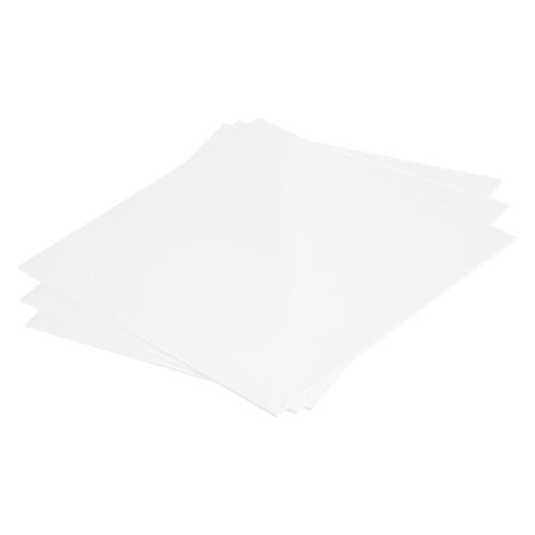MECCANIXITY ABS Plastic Sheet 10 Inch x 8 Inch x 0.04 Inch ABS Styrene Sheets for Building Model DIY Crafts Panel White 3 Pcs in Kuwait