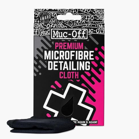 قماش تفصيلي من الألياف الدقيقة Muc-Off - قماش تنظيف مدمج للعناية بالدراجات والدراجات النارية - قماش تلميع للخوذات والأقنعة والنظارات الواقية in Kuwait
