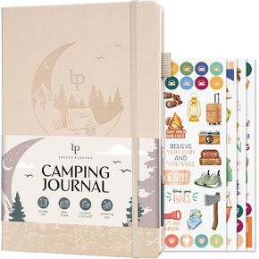 Legend Camping Journal – Hardcover Camper & RV Trip Planner – Notebook to Plan Travel & Camp Adventures with Packing Checklist, Meal Plan & Camping Bucket List – 30 Trips, 7" x 10" (Smoke Blue) in Kuwait