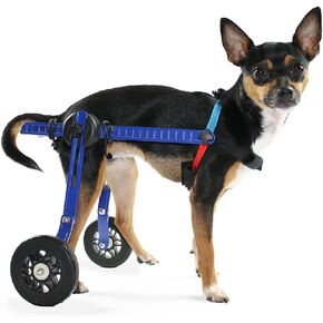 Dog Wheelchair - XS for Mini/Toy Breeds 2-10 Pounds - Veterinarian Approved - Dog Wheelchair for Back Legs in Kuwait