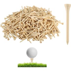 Bamboo Golf Tees 1000 PCS 2-3/4 inch Length | Bamboo Golf Tees, 7X Stronger Than Wood Golf Tees, Reduce Friction & Side Spin in Kuwait
