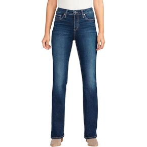 Silver Jeans Co. Womens Infinite Fit Mid Rise Bootcut Jeans in Kuwait