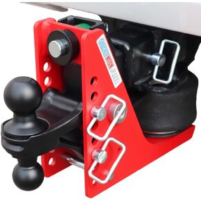 Shocker Air Hitch & Combo Ball (2" & 2-5/16" Balls), Fits 2" Hitch Chrome Combo 2" & 2-5/16" Balls in Kuwait