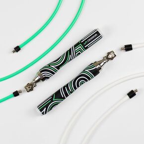 Get Lean Set - Weighted Jump Rope- 1/4 LB and 1/2 LB Ropes - Slim Handles in Kuwait
