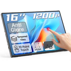 Intehill 4K Portable Monitor for Laptop and Mini PC, High-end 13.4-inch Small Computer Monitor with Golden Ratio 16:10 and Resolution 3840x2400 (13.4'' 4K+ U13NA) in Kuwait