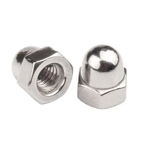 3/8"-16 Acorn Cap Nuts, Stainless Steel 18-8 (304) Acorn Cap Nuts, 25pcs in Kuwait