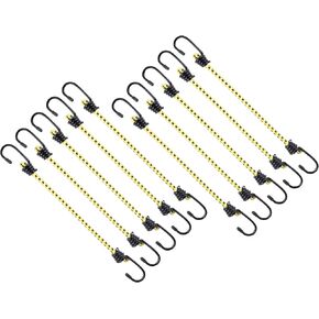 Keeper 06036-6 36" Vinyl Coated Bungee Cord, Multicolor, 2 Pack - UV and Weather-Resistant in Kuwait