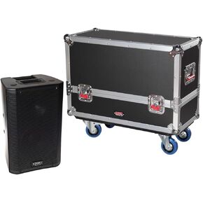 Gator Cases G-TOUR Series ATA Style Road Case for (2) 12-Inch Speaker Cabinets with Cable Storage and Heavy Duty 4" Casters (G-TOUR SPKR-212) in Kuwait