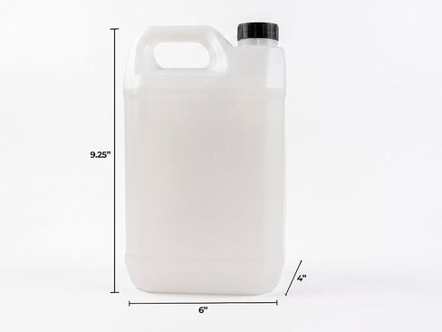Company 64 fl oz F-Style Jug, 5 Count, Natural Colored Plastic Container with Lid, Storage for Liquids in Kuwait