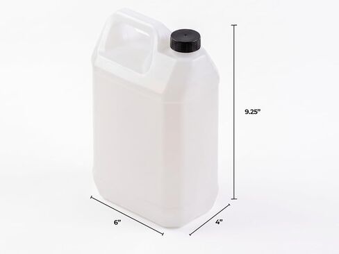 Company 64 fl oz F-Style Jug, 5 Count, Natural Colored Plastic Container with Lid, Storage for Liquids in Kuwait