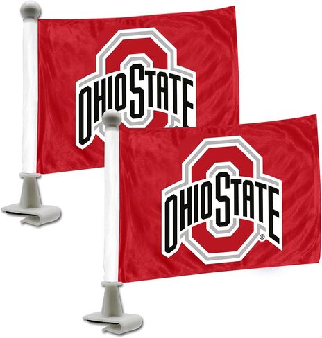 FANMATS 61931 Texas A&M Aggies Ambassador Car Flags - 2 Pack Mini Auto Flags, 4in X 6in, Perfect for Hood or Trunk in Kuwait